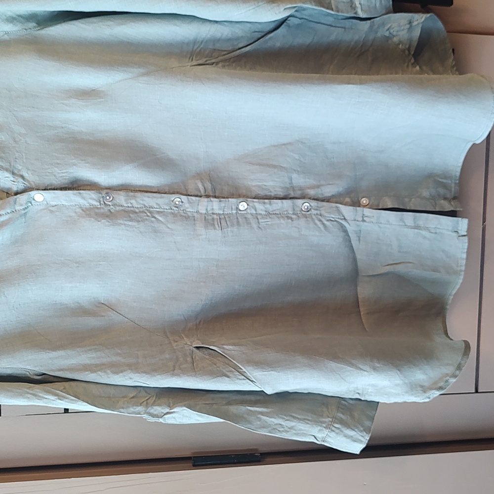 Sigrid Olsen Linen Tunic Top Xl - image 4